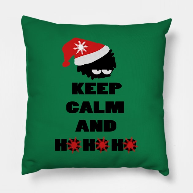 Keep Clam and HO HO HO Pillow by CindyS