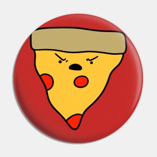 Angry Pizza Slice Pin