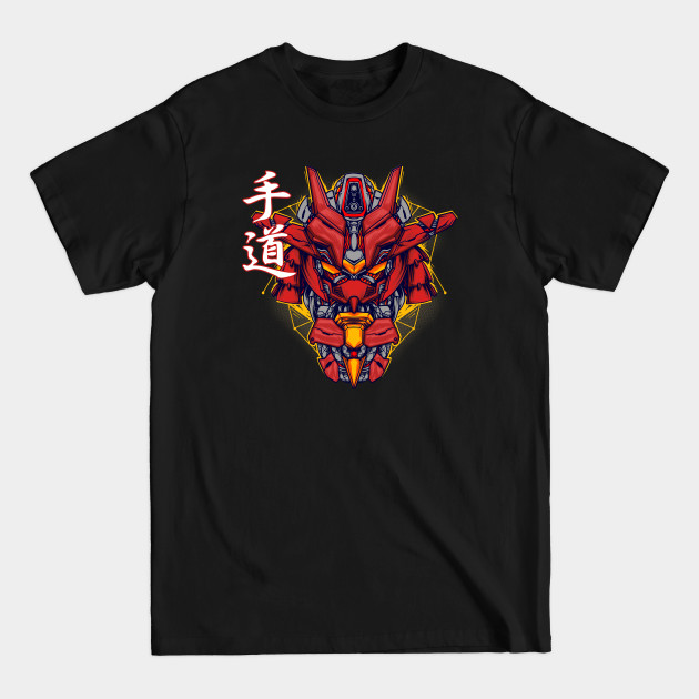 Discover Crimson Bushido MK 3 - Samurai Sazer XV Mecha Concept Art Gundam - Crimson Bushido Mecha Concept Gundam - T-Shirt