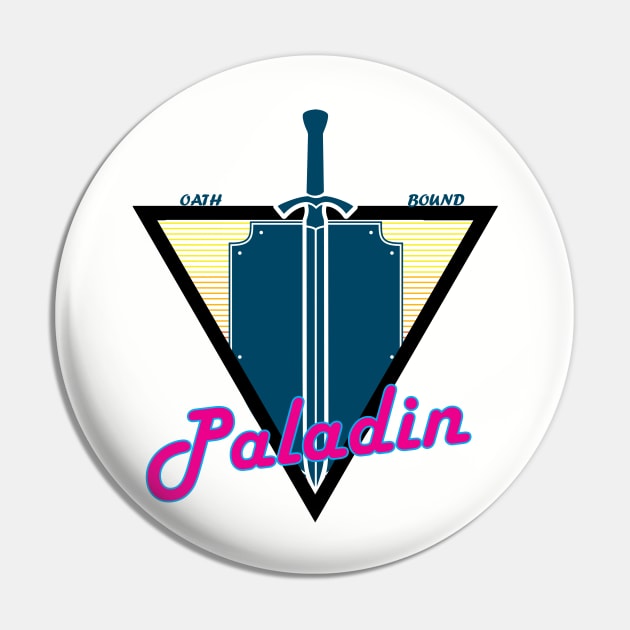 Dungeons & Dragons Class Shirt - Paladin Pin by SynthDragon