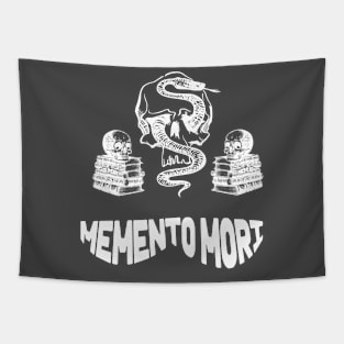 memento mori gothic skull goth outfits aesthetic gift Tapestry