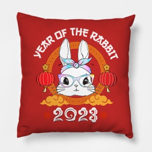 Happy Chinese New Year 2023 Tee Year of the Rabbit Horoscope Pillow