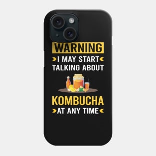 Warning Kombucha Booch Phone Case