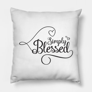 Simply Blessed Pillow