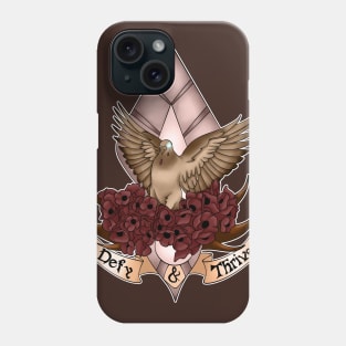 Defy and Thrive - Sepia Phone Case