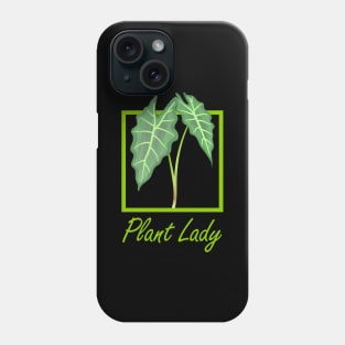 Plant Lady Alocasia Leaf Phone Case