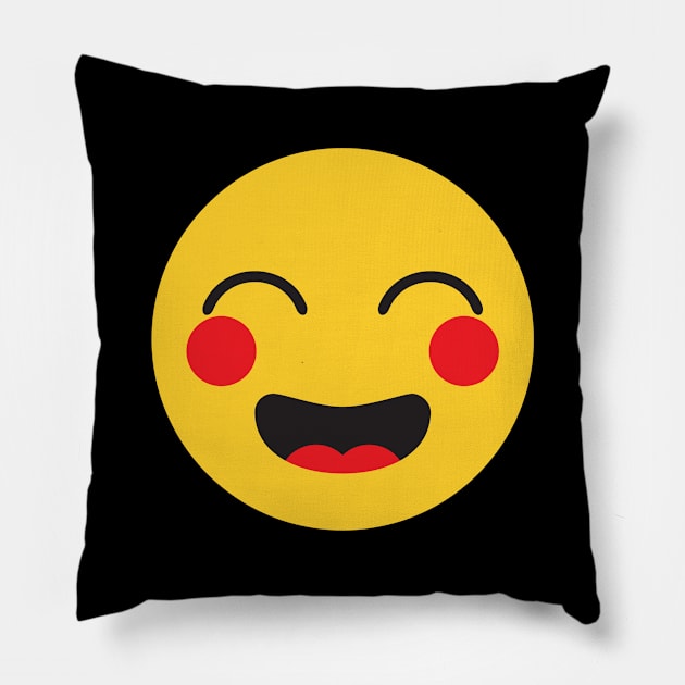 Emoji Fun Pillow by Rizaldiuk