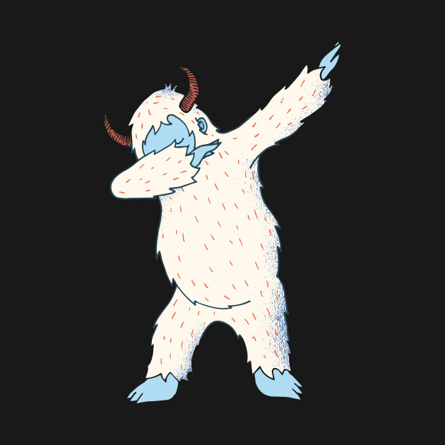 Disover Dabbing Yeti - Yeti - T-Shirt