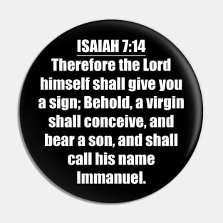 Isaiah 7:14 KJV Pin