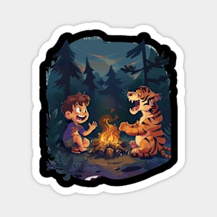 Calvin and Hobbes Fans Magnet