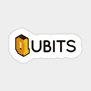 Qubits (pixels + yellow) Magnet