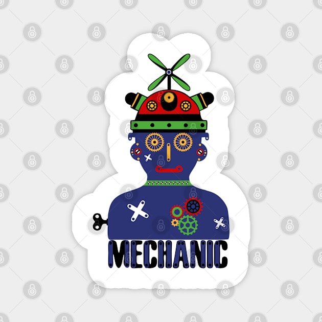 Mechanic Magnet by Frenzy Fox