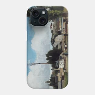 Banks of the Oise at Pontoise by Camille Pissarro Phone Case