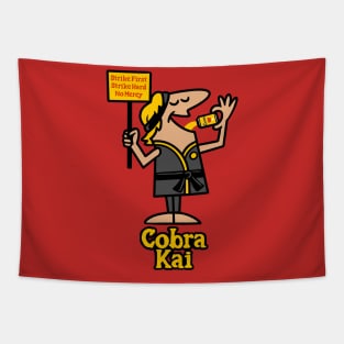 Cobra Kai Pizza Tapestry