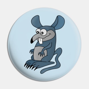 Mouse with big nails Pin
