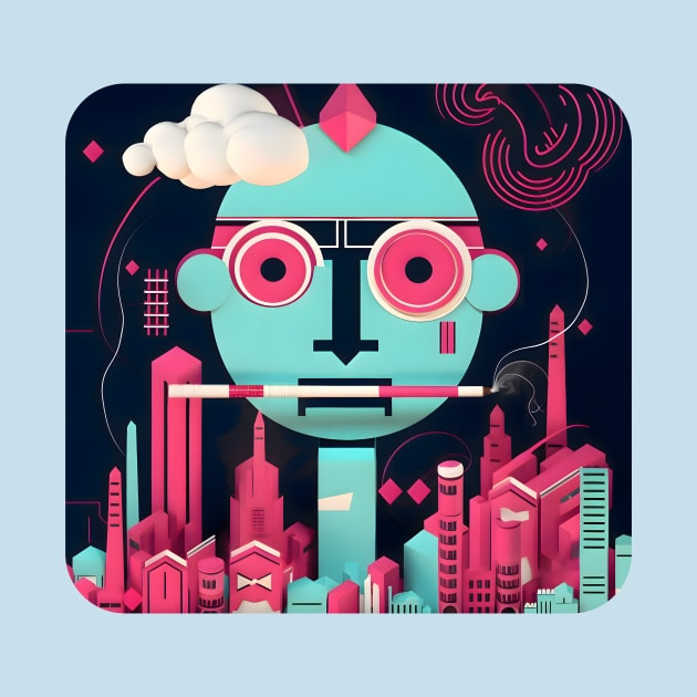 Faces of Cytropolis by Polyshirt