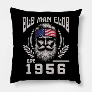 Old Man Club EST 1956 Pillow