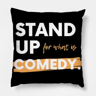 Stand up comedy XNovaOnyx | ornament design Pillow