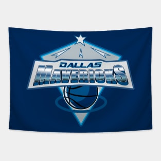 Dallas Mavericks Basketball Team Tapestry