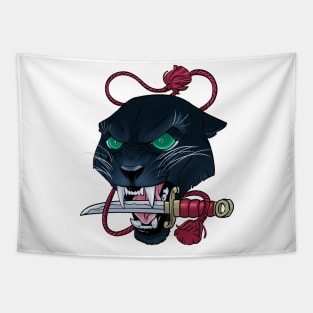 Black Panther Japanese Tapestry