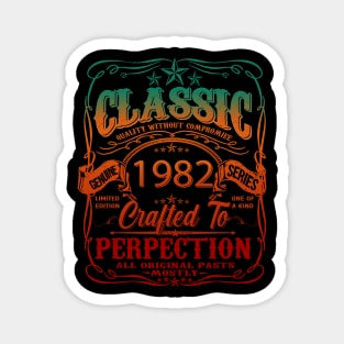 Vintage 1982 Limited Edition 42 Year old 42th Birthday Magnet