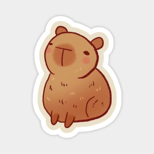 Kawaii Capybara illustration Magnet
