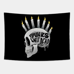 Punk Skull Tapestry