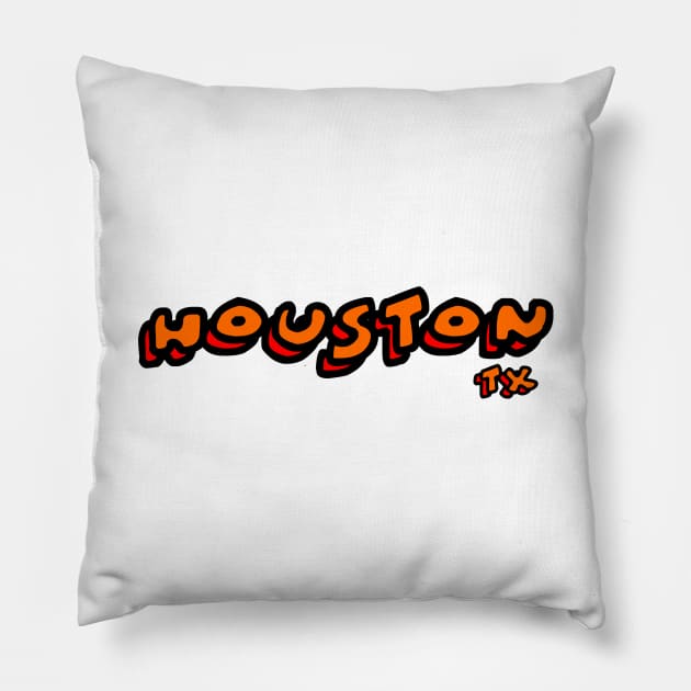 Houston Pillow by eddien