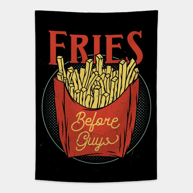 Fries Before Guys Tapestry by Buy Custom Things