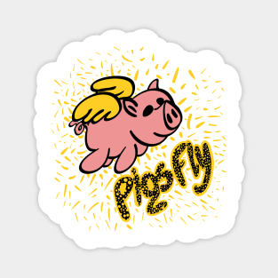 Pigs do fly Magnet