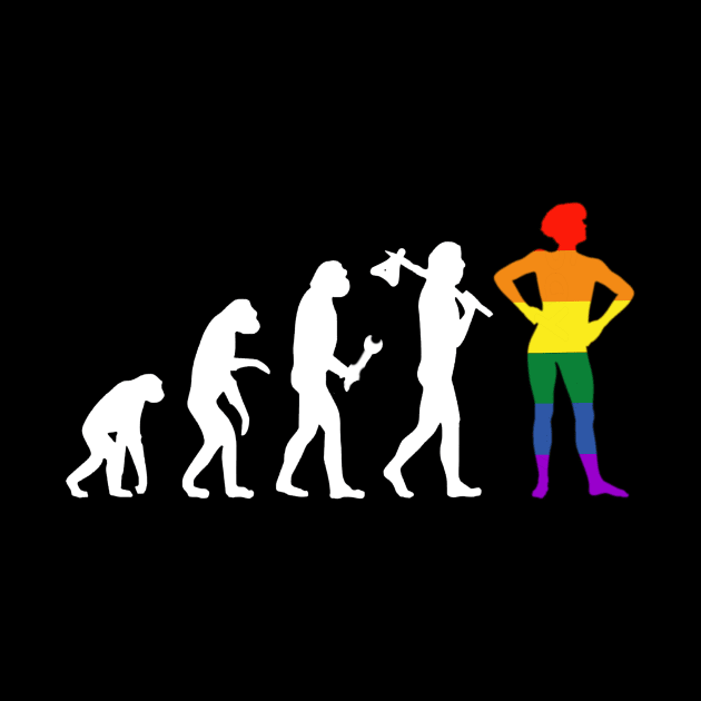 LGBTQ social evolution ascent of humankind by Fantasyart123