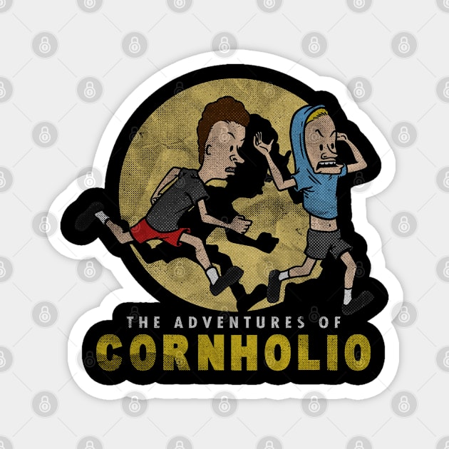 The Adventures of Cornholio Retro Magnet by sabargeh