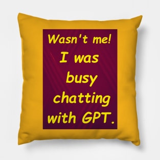 CHATGPT JOKE Pillow