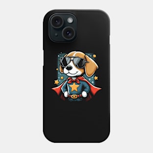 superhero dog Phone Case