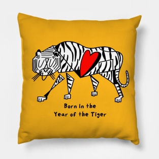 Born in the Year of the Tiger Pillow