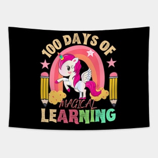 Happy 100Th Day Of School Teacher 100 Days Of Magical Learn Tapestry