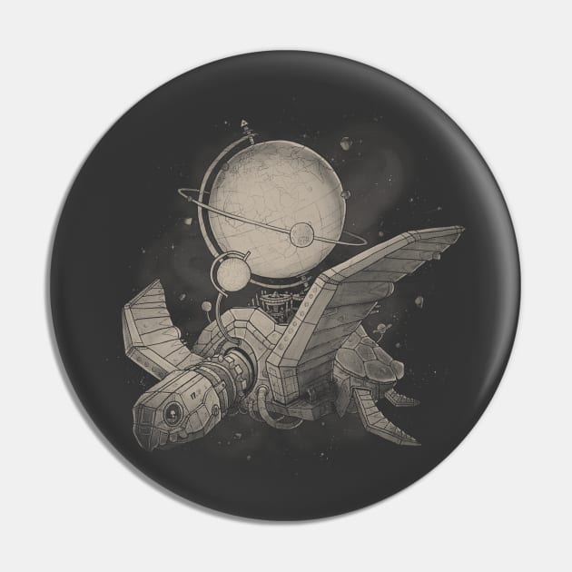 Globe Transporter Pin by Demented