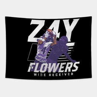 Zay Flowers Baltimore Player Name Tapestry