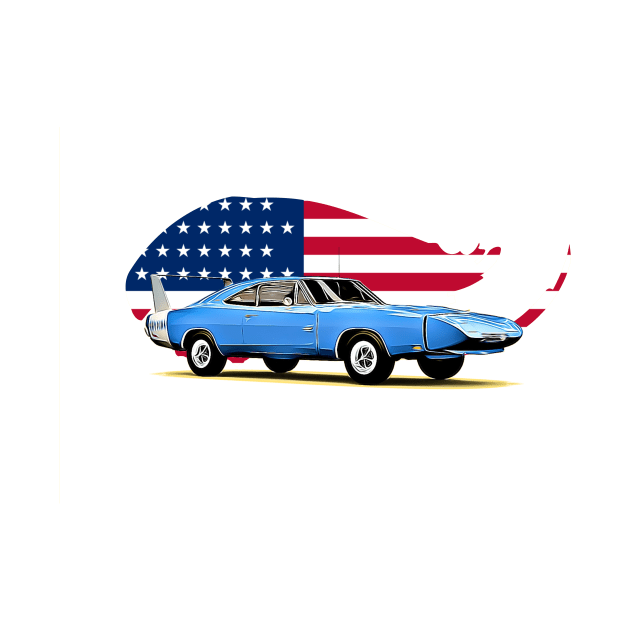 Roadrunner USA Print by Auto-Prints