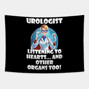 The Organ Whisperer: Urologist Edition white Tapestry