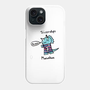 The Marathon Triceratops Phone Case