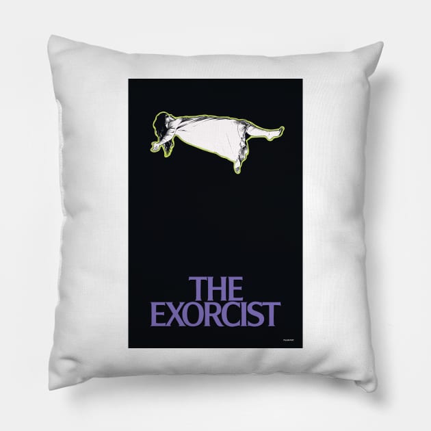 The Exorcist Movie Art Pillow by PhilRayArt