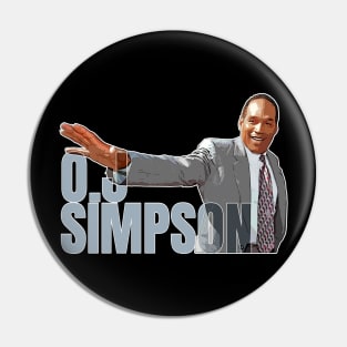 the o.j simpson Pin