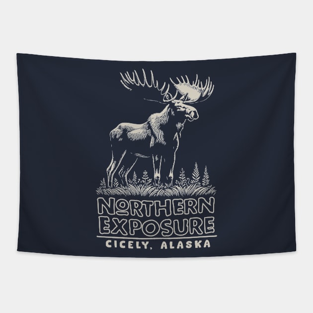 Northern Exposure Show Fan Art Tapestry by Trendsdk