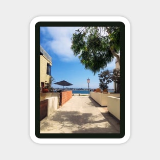 San Diego Mission Beach alleyway Magnet