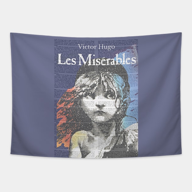 Les Miserables by Victor Hugo Tapestry by booksnbobs