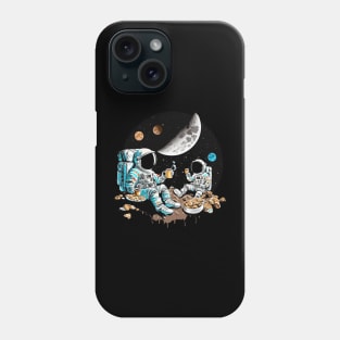 Coffee on the moon Phone Case