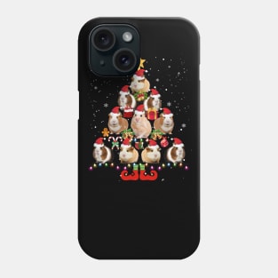 Funny Guinea Pig Christmas Tree Ornament Decor Gift Cute Phone Case