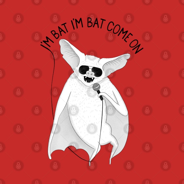 Bat | Animal Karaoke collection | Red by DrawingEggen