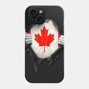 Canada Flag T Shirt. Proud Canadian Phone Case